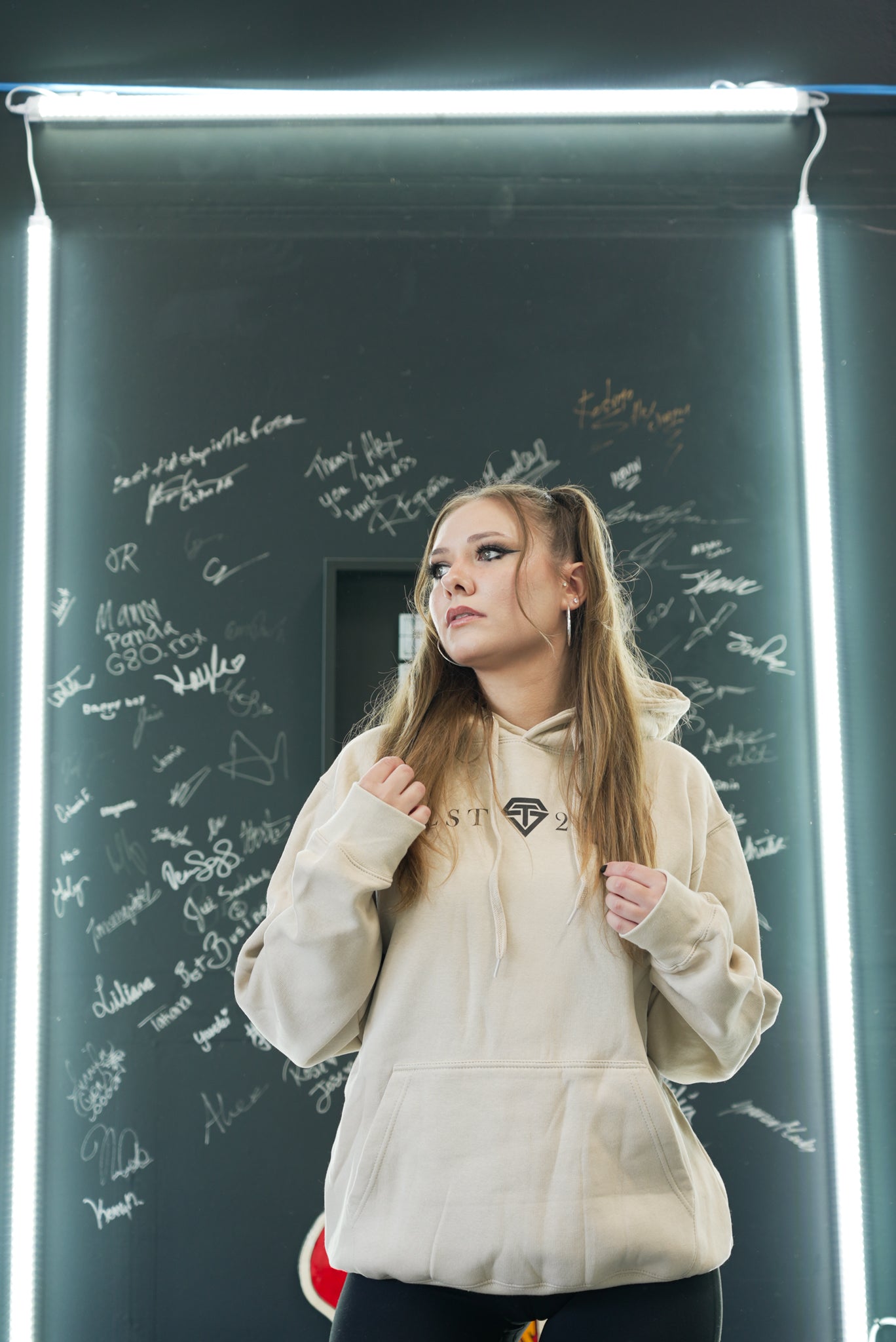 Beige Superior Tint Hoodie